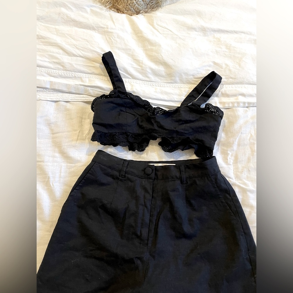 Lovers And Friends black short and top set